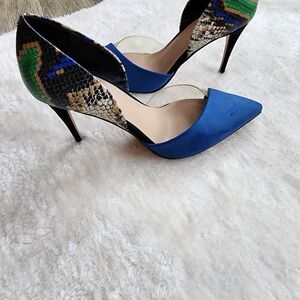 Mix No. 6 Blue and Multicolor Heels